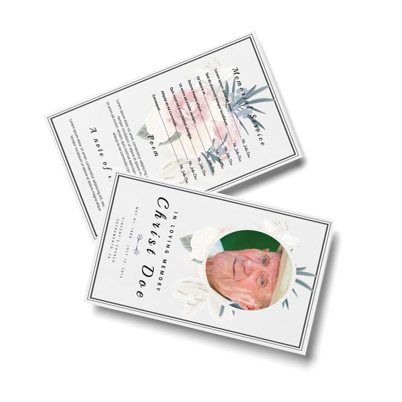 Memorial Wallet Card